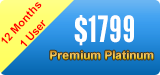 One Year One User - $1799 - Premium Platinum